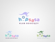 Projekt graficzny, nazwa firmy, tworzenie logo firm LOGO dla żłobka HOPSASA - mooya