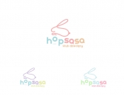 Projekt graficzny, nazwa firmy, tworzenie logo firm LOGO dla żłobka HOPSASA - mooya