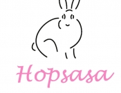 Projekt graficzny, nazwa firmy, tworzenie logo firm LOGO dla żłobka HOPSASA - gramar