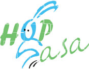 Projekt graficzny, nazwa firmy, tworzenie logo firm LOGO dla żłobka HOPSASA - danny