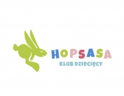 Projekt graficzny, nazwa firmy, tworzenie logo firm LOGO dla żłobka HOPSASA - AMStudio