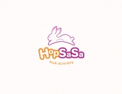Projekt graficzny, nazwa firmy, tworzenie logo firm LOGO dla żłobka HOPSASA - p.design