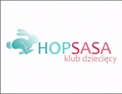 Projekt graficzny, nazwa firmy, tworzenie logo firm LOGO dla żłobka HOPSASA - Dzikiii
