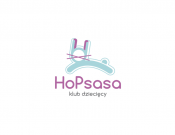 Projekt graficzny, nazwa firmy, tworzenie logo firm LOGO dla żłobka HOPSASA - Peka