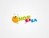 Projekt graficzny, nazwa firmy, tworzenie logo firm LOGO dla żłobka HOPSASA - kloratornia