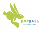 Projekt graficzny, nazwa firmy, tworzenie logo firm LOGO dla żłobka HOPSASA - AMStudio