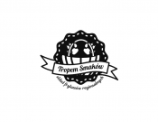 Projekt graficzny, nazwa firmy, tworzenie logo firm Logo dla sklepu TROPEM SMAKÓW  - kokoni