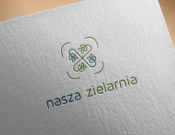 Projekt graficzny, nazwa firmy, tworzenie logo firm LOGO NASZA ZIELARNIA  - lyset