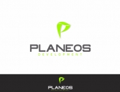 Projekt graficzny, nazwa firmy, tworzenie logo firm PLANEOS - konkurs LOGO - MMgraf