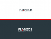 Projekt graficzny, nazwa firmy, tworzenie logo firm PLANEOS - konkurs LOGO - LogoDr