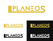 Projekt graficzny, nazwa firmy, tworzenie logo firm PLANEOS - konkurs LOGO - Małpa