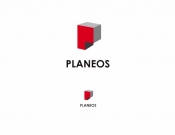 Projekt graficzny, nazwa firmy, tworzenie logo firm PLANEOS - konkurs LOGO - makkena