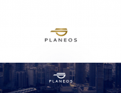 Projekt graficzny, nazwa firmy, tworzenie logo firm PLANEOS - konkurs LOGO - Peka