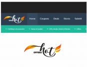 Projekt graficzny, nazwa firmy, tworzenie logo firm Logo na strone "Gorące oferty" - tunada