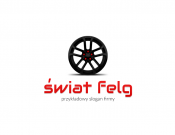 Projekt graficzny, nazwa firmy, tworzenie logo firm Logo dla firmy Świat Felg - kbjr