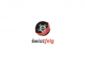 Projekt graficzny, nazwa firmy, tworzenie logo firm Logo dla firmy Świat Felg - romero
