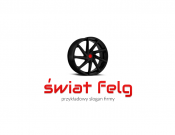 Projekt graficzny, nazwa firmy, tworzenie logo firm Logo dla firmy Świat Felg - kbjr
