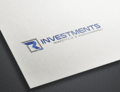 Projekt graficzny, nazwa firmy, tworzenie logo firm Logo dla R investments - webska