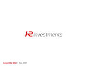 Projekt graficzny, nazwa firmy, tworzenie logo firm Logo dla R investments - lyset