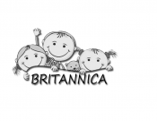 Projekt graficzny, nazwa firmy, tworzenie logo firm Logo Przedszkola BRITANNICA - deroy