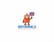 Projekt graficzny, nazwa firmy, tworzenie logo firm Logo Przedszkola BRITANNICA - monteo