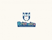 Projekt graficzny, nazwa firmy, tworzenie logo firm Logo Przedszkola BRITANNICA - p.design