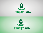 Projekt graficzny, nazwa firmy, tworzenie logo firm Logo dla marki Hemp Oil - 7thDesigners