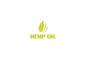 Projekt graficzny, nazwa firmy, tworzenie logo firm Logo dla marki Hemp Oil - emka22228