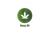 Projekt graficzny, nazwa firmy, tworzenie logo firm Logo dla marki Hemp Oil - osiem9