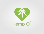 Projekt graficzny, nazwa firmy, tworzenie logo firm Logo dla marki Hemp Oil - kwiatekman