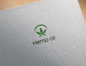 Projekt graficzny, nazwa firmy, tworzenie logo firm Logo dla marki Hemp Oil - absdesign