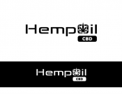 Projekt graficzny, nazwa firmy, tworzenie logo firm Logo dla marki Hemp Oil - ApePolacco
