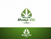 Projekt graficzny, nazwa firmy, tworzenie logo firm Logo dla marki Hemp Oil - pixels4you