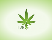 Projekt graficzny, nazwa firmy, tworzenie logo firm Logo dla marki Hemp Oil - QFlame