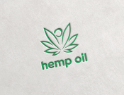 Projekt graficzny, nazwa firmy, tworzenie logo firm Logo dla marki Hemp Oil - romero