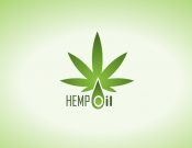Projekt graficzny, nazwa firmy, tworzenie logo firm Logo dla marki Hemp Oil - QFlame