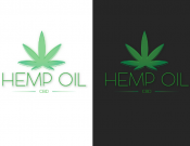 Projekt graficzny, nazwa firmy, tworzenie logo firm Logo dla marki Hemp Oil - kingulinka