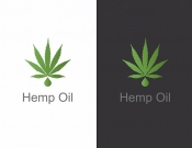 Projekt graficzny, nazwa firmy, tworzenie logo firm Logo dla marki Hemp Oil - MMgraf
