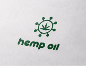 Projekt graficzny, nazwa firmy, tworzenie logo firm Logo dla marki Hemp Oil - Aspiracja