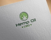 Projekt graficzny, nazwa firmy, tworzenie logo firm Logo dla marki Hemp Oil - feim