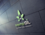 Projekt graficzny, nazwa firmy, tworzenie logo firm Logo dla marki Hemp Oil - myConcepT