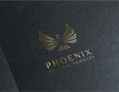 Projekt graficzny, nazwa firmy, tworzenie logo firm PHOENIX zabudowy pojazdy pogrzebowe - lyset