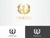 Projekt graficzny, nazwa firmy, tworzenie logo firm PHOENIX zabudowy pojazdy pogrzebowe - WyższyLevel