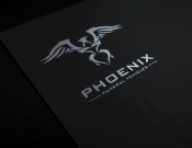 Projekt graficzny, nazwa firmy, tworzenie logo firm PHOENIX zabudowy pojazdy pogrzebowe - pixels4you