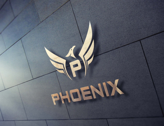 Projektowanie logo dla firm,  PHOENIX zabudowy pojazdy pogrzebowe, logo firm - busfactory