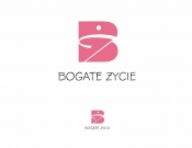 Projekt graficzny, nazwa firmy, tworzenie logo firm B O G A T E  Ż Y C I E  - logo - makkena