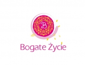 Projekt graficzny, nazwa firmy, tworzenie logo firm B O G A T E  Ż Y C I E  - logo - LakszmiStudio