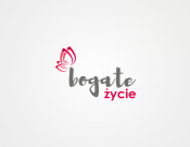 Projekt graficzny, nazwa firmy, tworzenie logo firm B O G A T E  Ż Y C I E  - logo - kloratornia