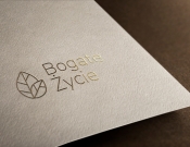 Projekt graficzny, nazwa firmy, tworzenie logo firm B O G A T E  Ż Y C I E  - logo - m.w design 