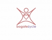 Projekt graficzny, nazwa firmy, tworzenie logo firm B O G A T E  Ż Y C I E  - logo - Carlovb
